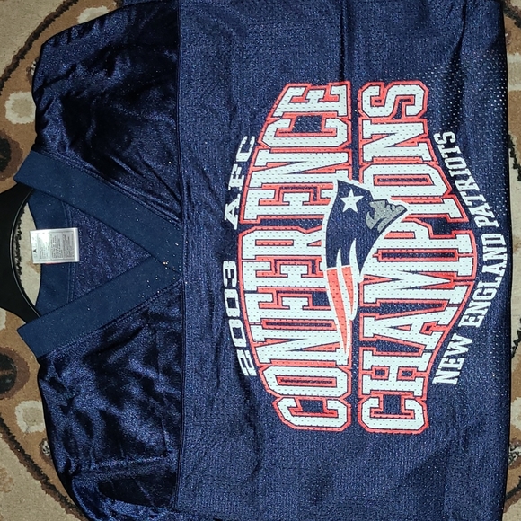 Mens Reebok New England Patriots Jersey Size Large Y2k - Picture 2 of 3